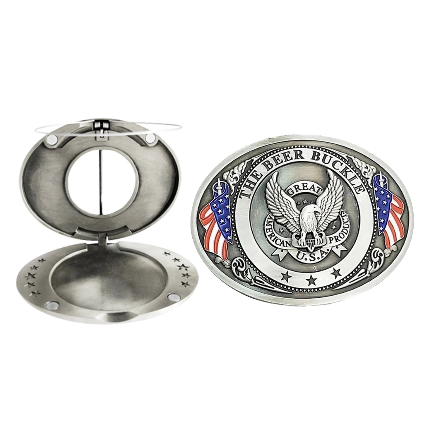 Portable Beer Holder Belt Buckle