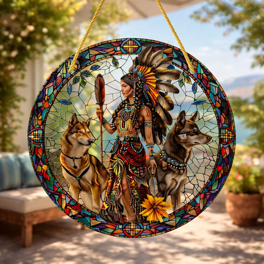 Vibrant Acrylic Suncatcher