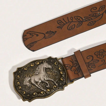 Neutral horse head buckle