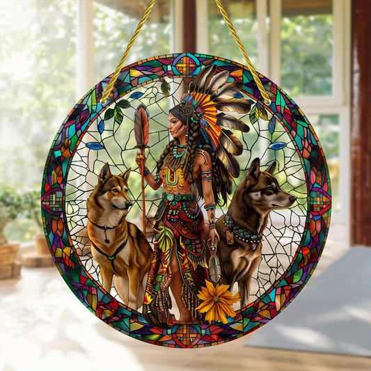 Vibrant Acrylic Suncatcher