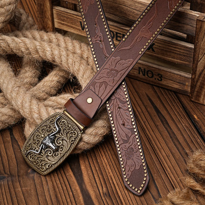 Western Cowboy PU Leather-Belts