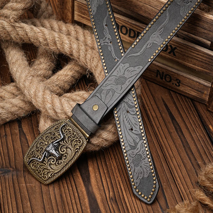 Western Cowboy PU Leather-Belts