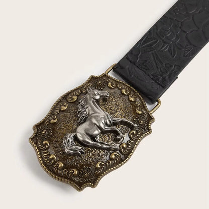 Neutral horse head buckle
