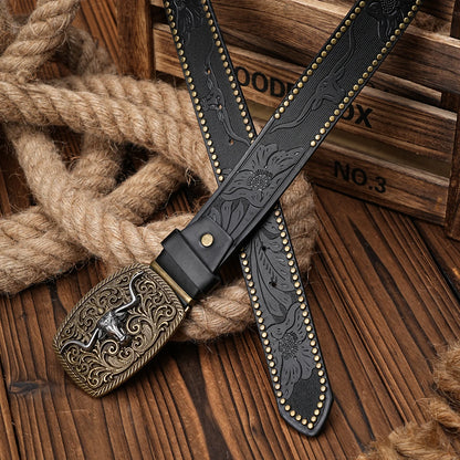 Western Cowboy PU Leather-Belts
