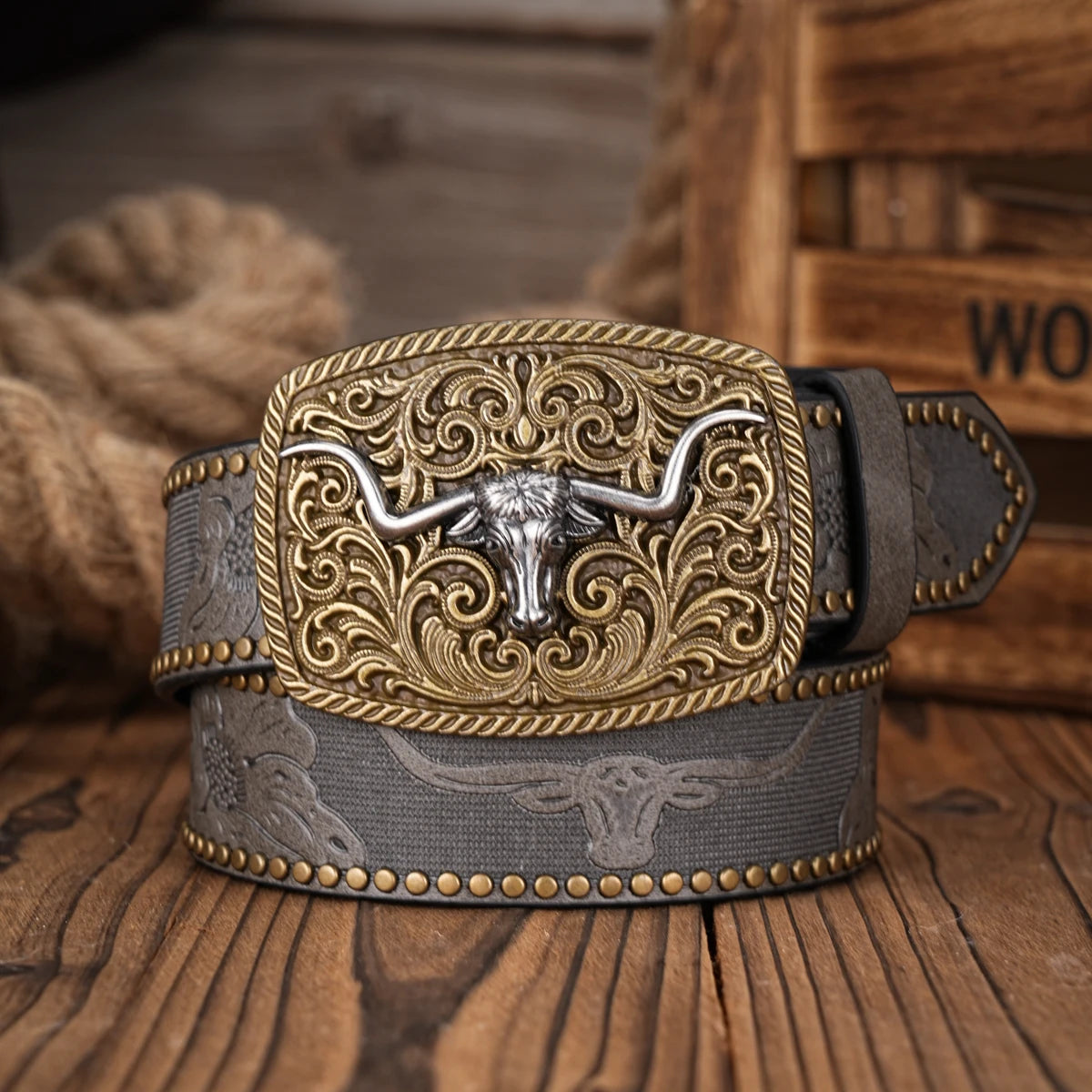 Western Cowboy PU Leather-Belts