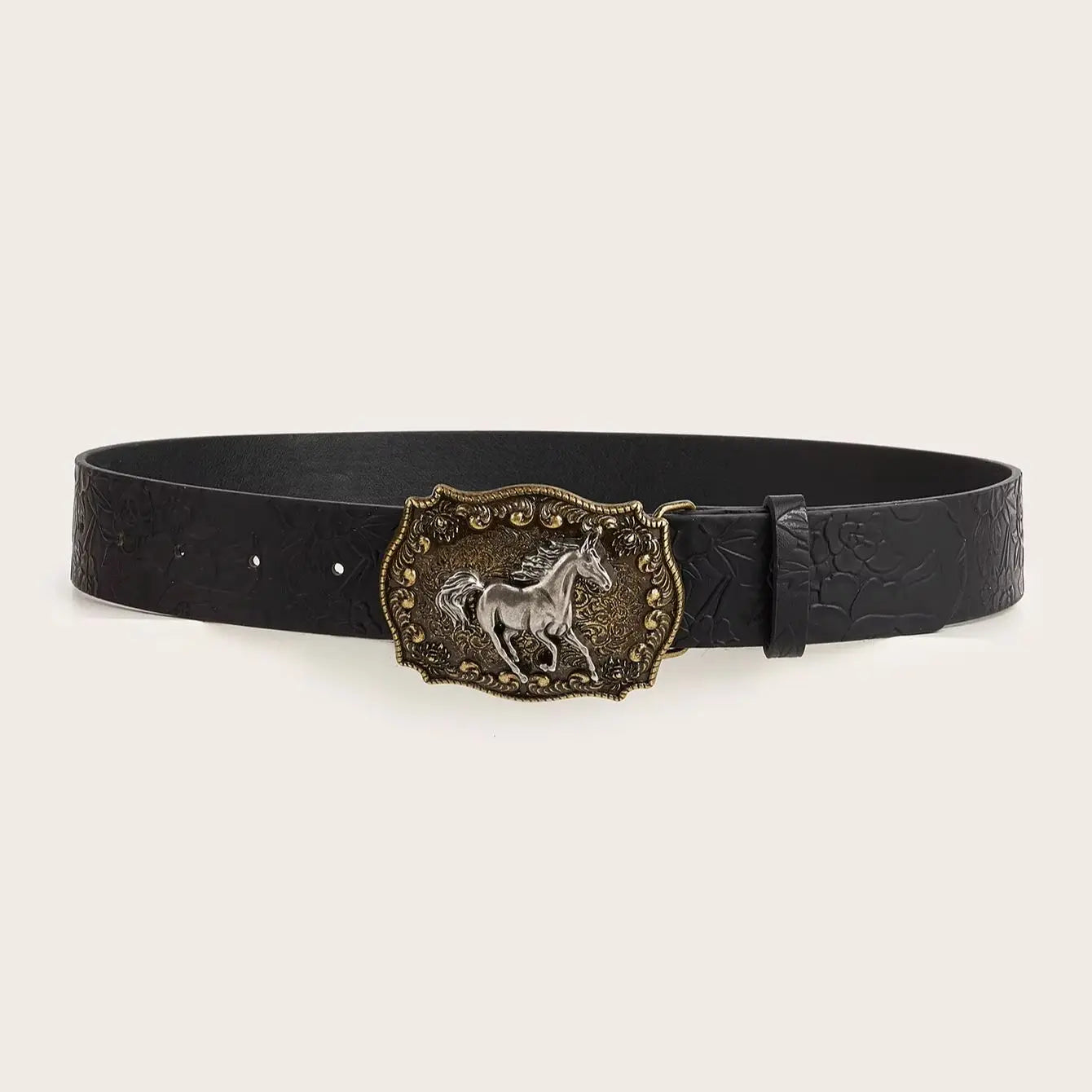 Neutral horse head buckle